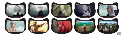 ナンジャタウンとアニメ「NieR:Automata Ver1.1a」のコラボイベントが8月11日より開催！猫耳と尻尾を装着した2B、9Sの描きおろしイラストもの画像9
