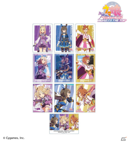 アニメ「ウマ娘 プリティーダービー ROAD TO THE TOP」のトレーディングアクリルカード＆アクリルブロックがAMNIBUSに登場！の画像1