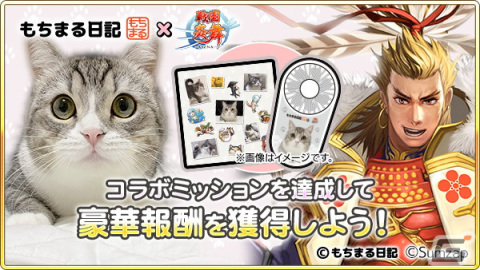 「戦国炎舞 -KIZNA-」×「もちまる日記」コラボがスタート！もち様が出るまで引き放題ガチャなどを実施の画像5