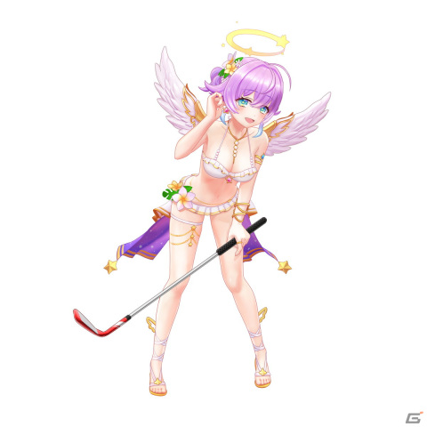 「白猫GOLF」にルカ（CV：茜屋日海夏）の水着ウェア「エンジェル・パーチング」が登場！新たなショートPVも公開中の画像3