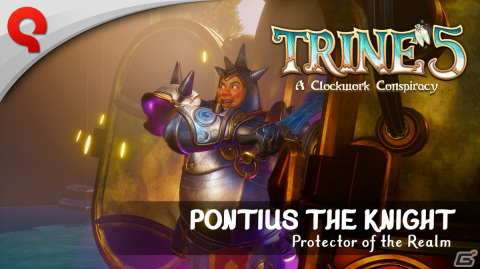 「Trine 5: A Clockwork Conspiracy」の発売日が8月31日に決定！「騎士ポンティアス」を紹介したトレーラーも公開の画像2