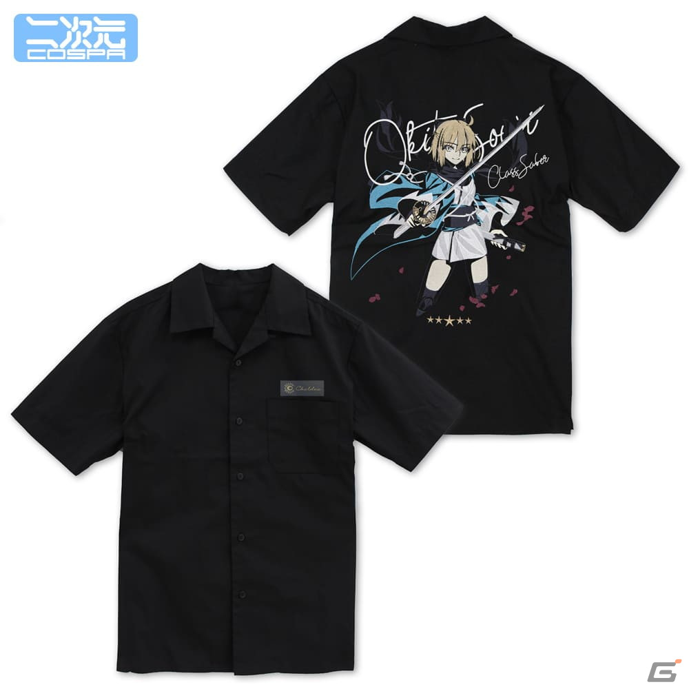 「FGO」セイバー/沖田総司を10万ステッチ以上の桐生刺繍で再現した初回生産限定の刺繍ワークシャツがコミケ102にて先行販売！の画像5