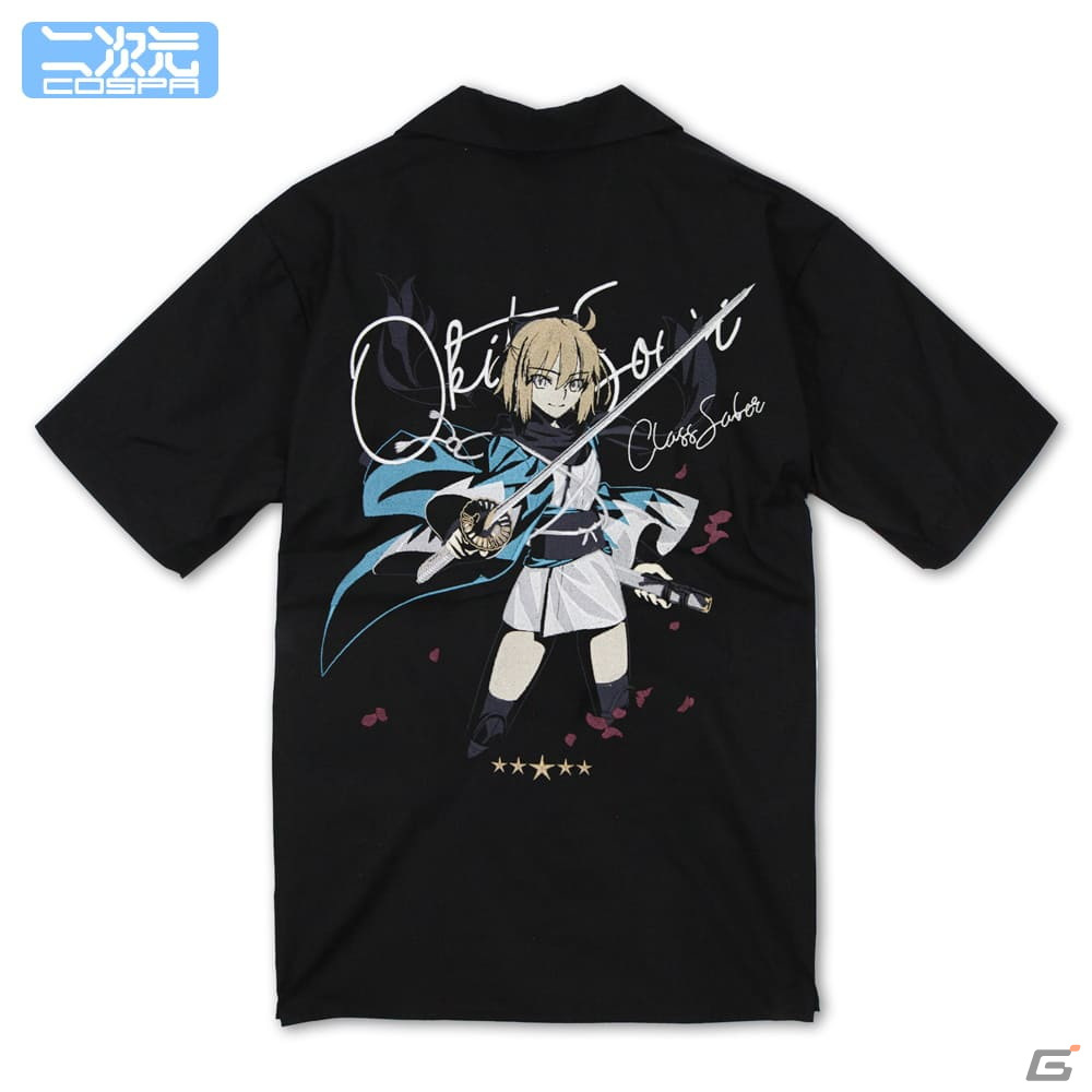 「FGO」セイバー/沖田総司を10万ステッチ以上の桐生刺繍で再現した初回生産限定の刺繍ワークシャツがコミケ102にて先行販売！の画像6