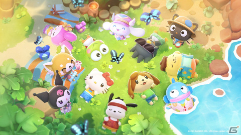 「Hello Kitty Island Adventure」のローンチ祝いでハローキティがApple 表参道をサプライズ訪問！リリース後のアップデート情報も明らかにの画像3