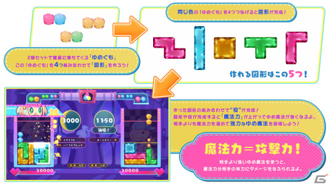 「役づくりパズル ゆめいろユラム」が10月26日に発売！古谷優幸氏デザインのゆめかわキャラが繰り広げる対戦パズルゲームの画像5