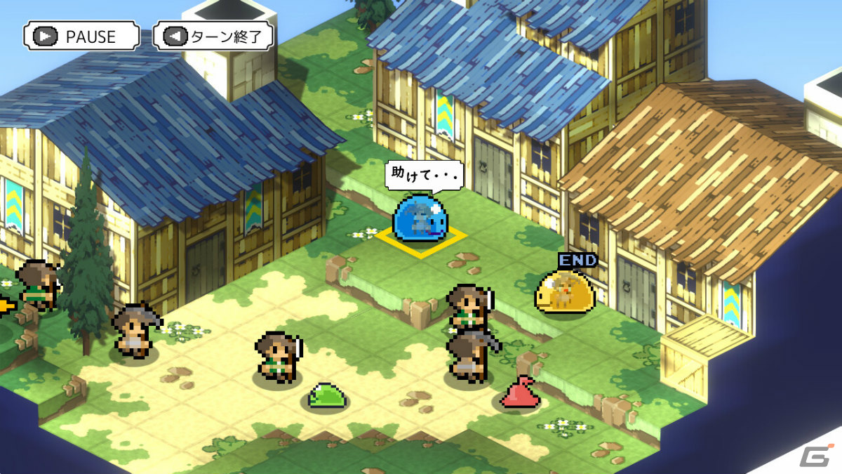 「スライムの大いなる野望」Steam版がリリース！最弱のスライムがニンゲンを乗っ取って戦うタクティクスRPGの画像4