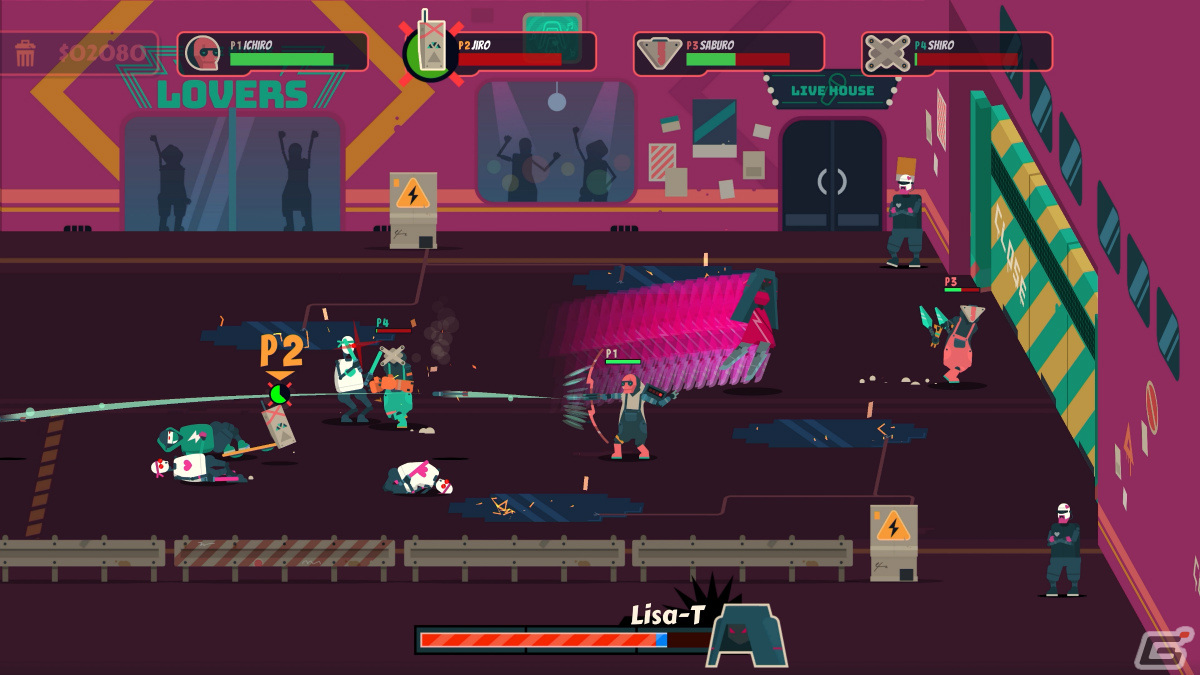「PixelJunk Scrappers Deluxe」が発売！最大4人でゴミに溢れた街を掃除するパーティゲームの画像3