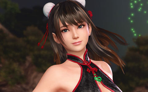 「DEAD OR ALIVE XVV」胸元と腰回りがセクシーなチャイナメイド風水着「百花献瑞」が登場！国際版オリジナル水着が国内版にも