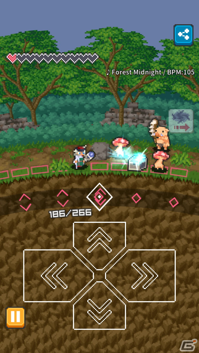 リズムと共に斬り結ぶハクスラRPG「Lilt Way」が配信開始！チュートリアルクリアで300ジェムのプレゼントもの画像2