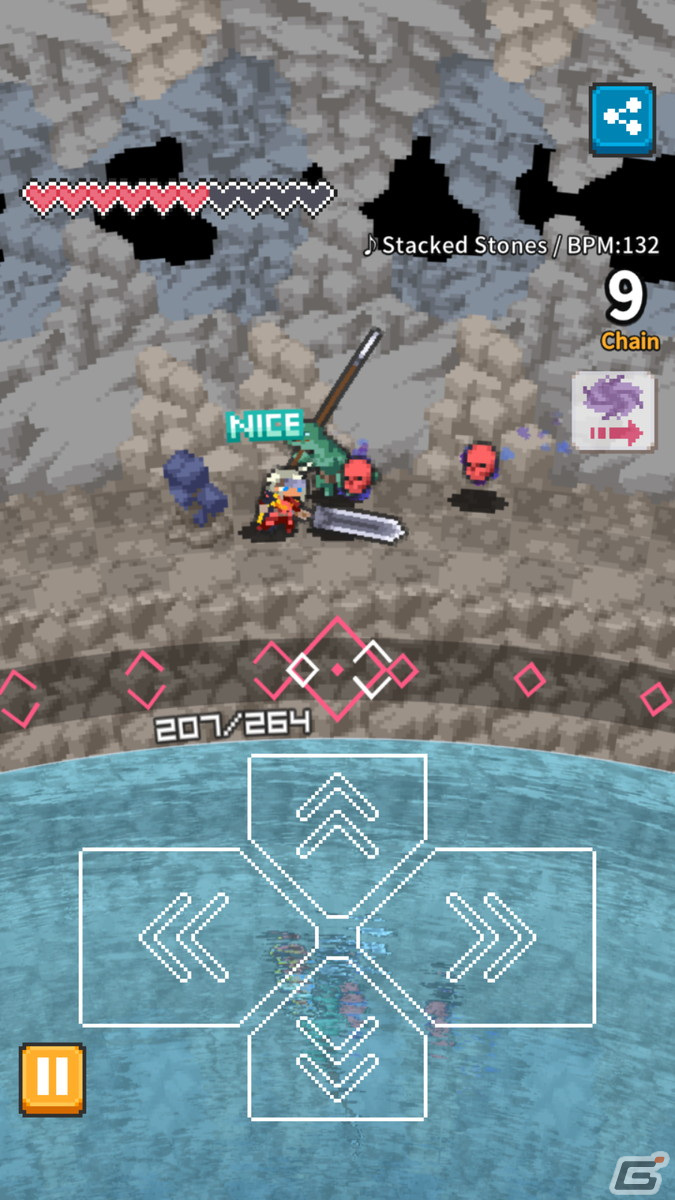 リズムと共に斬り結ぶハクスラRPG「Lilt Way」が配信開始！チュートリアルクリアで300ジェムのプレゼントもの画像5