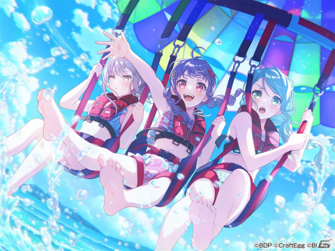 「ガルパ」有咲、千聖が登場のキラメキフェスティバルガチャが7月29日より開催！Roseliaメンバーの水着姿もの画像10