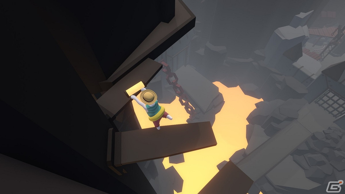 PS5/PS4/Switch版「ヒューマン フォール フラット」火山にそびえる新ステージ「タワー」が8月3日に配信！スキン「ダイバー」も登場の画像5