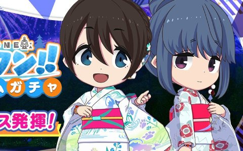 「つなキャン△」リンと恵那のお祭り浴衣が登場！7月29日からはイベント「浴衣キャンプと夏花火」も開催