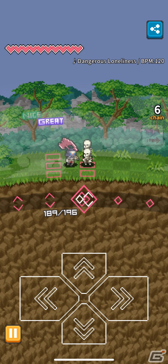 リズムゲーの気持ちよさとハクスラの中毒性をスキマ時間にお手軽プレイ！「Lilt Way」レビューの画像11