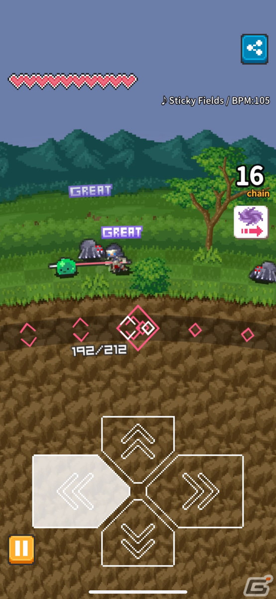 リズムゲーの気持ちよさとハクスラの中毒性をスキマ時間にお手軽プレイ！「Lilt Way」レビューの画像5