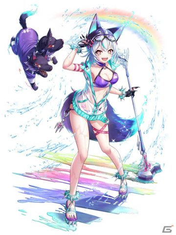 「白猫プロジェクト NEW WORLD'S」スパリゾートハワイアンズとのコラボイベント「サマーウォッシュガールズ！」が実施！の画像4