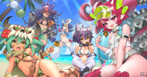 「モンスター娘TD」イベント「渚のポッピングフィッシャー」が実施！水着姿のオキューやディフニラが目玉となったガチャもの画像1