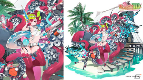 「モンスター娘TD」イベント「渚のポッピングフィッシャー」が実施！水着姿のオキューやディフニラが目玉となったガチャもの画像3