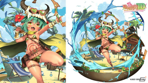 「モンスター娘TD」イベント「渚のポッピングフィッシャー」が実施！水着姿のオキューやディフニラが目玉となったガチャもの画像4