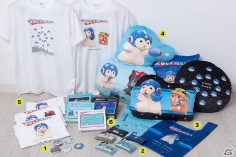 「ロックマン」とハムスターの「助六」による限定コラボグッズがGOTTE氏描き下ろしイラストでカプコン直営店に登場！の画像6