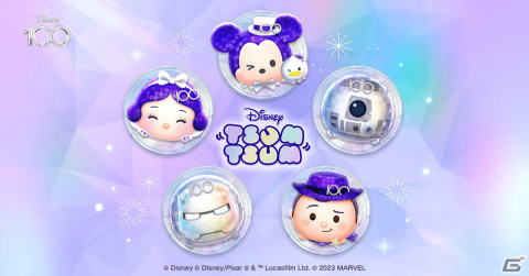「LINE：ディズニー ツムツム」ディズニー創立100周年を記念したミッキー＆ドナルド、白雪姫、ウッディの新ツムが登場！の画像1