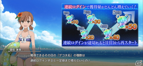 「とある魔術の禁書目録 幻想収束」で水着イベント「とある少女の学園随一」が開催！美琴や食蜂らが登場するガチャもの画像14