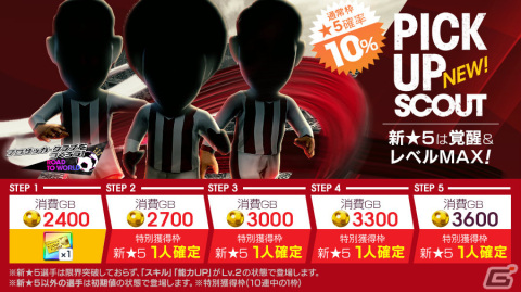「サカつくRTW」新★5選手がレベルMAXで登場する「ピックアップスカウト」が実施！東京ヴェルディとのコラボキャンペーンもの画像1