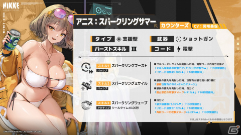 「勝利の女神：NIKKE」でストーリーイベント「SEA, YOU, AGAIN」が開催！水着姿のアニス、ヘルム、アンカーたちが登場の画像3