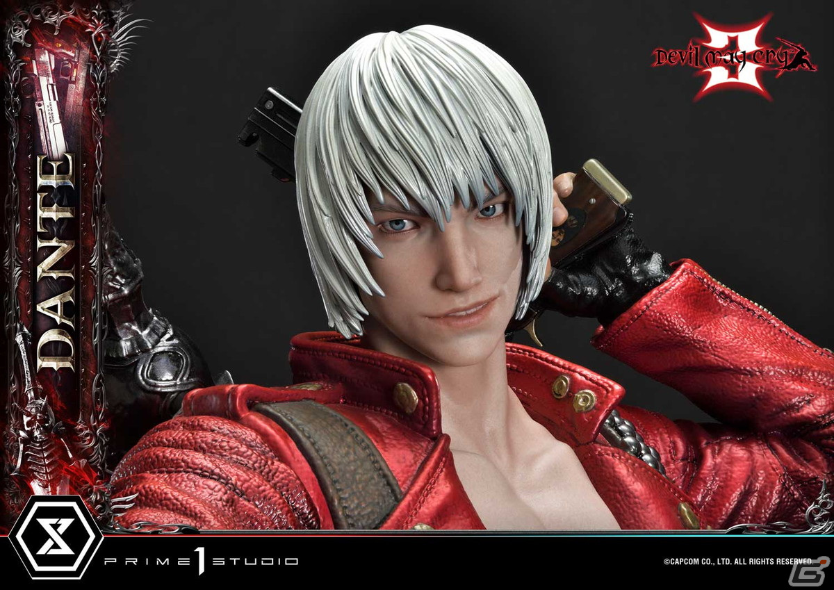 「デビル メイ クライ 3」ダンテの1/4ポリストーン製スタチューが予約開始！バージルと組み合わせてダブル・ジャックポットの再現もの画像4