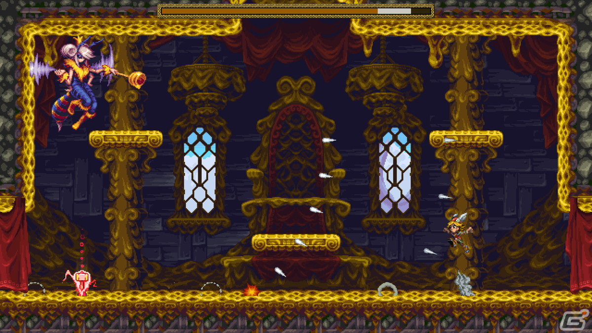 16ビットで描かれた北欧神話の世界を舞台にしたプラットフォーム・ゲーム「タイニー・ソー」がSwitchで配信開始！の画像12