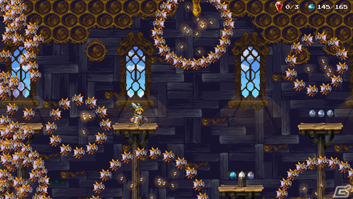 16ビットで描かれた北欧神話の世界を舞台にしたプラットフォーム・ゲーム「タイニー・ソー」がSwitchで配信開始！の画像3