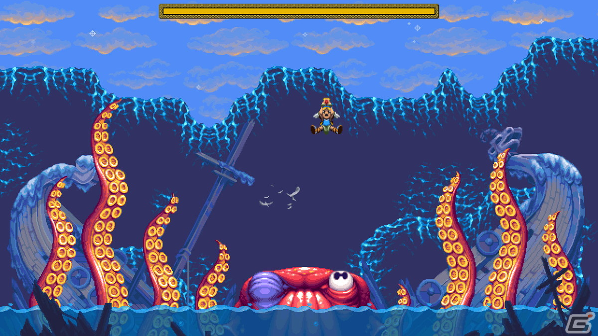 16ビットで描かれた北欧神話の世界を舞台にしたプラットフォーム・ゲーム「タイニー・ソー」がSwitchで配信開始！の画像6