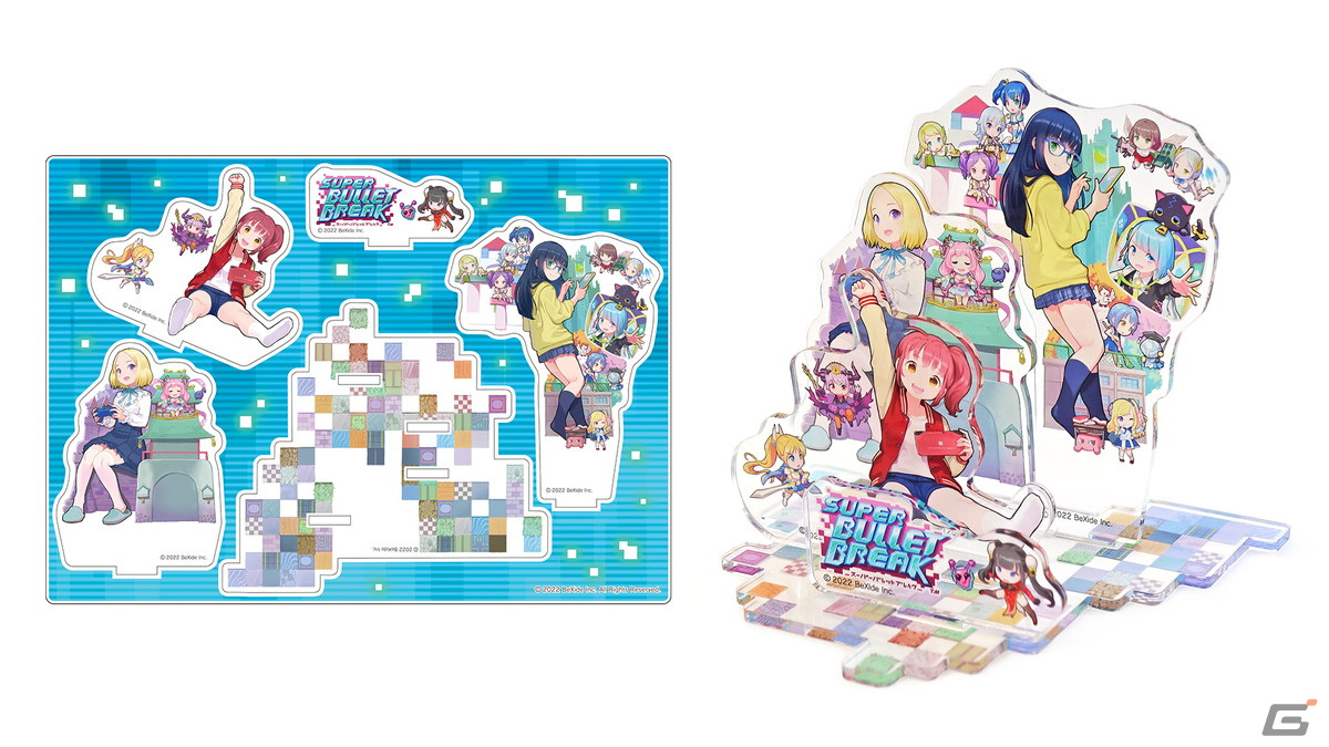 「スーパーバレットブレイク」のアクリルグッズが発売！3段構造のアクリルジオラマや「ルイ・ロペス-水着-」のアクリルフィギュアなどの画像2