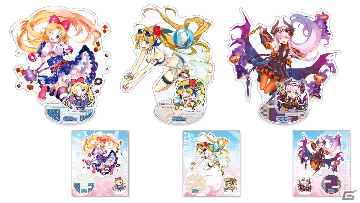 「スーパーバレットブレイク」のアクリルグッズが発売！3段構造のアクリルジオラマや「ルイ・ロペス-水着-」のアクリルフィギュアなどの画像4
