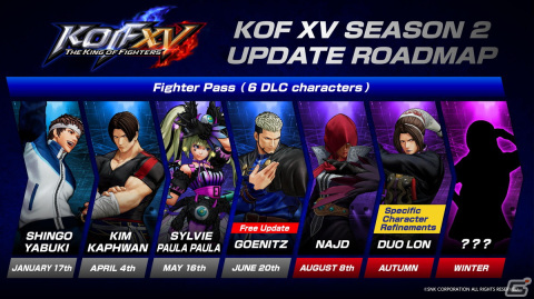 「THE KING OF FIGHTERS XV」8月8日よりDLCキャラクターとしてナジュドが配信！秋にはデュオロンも登場の画像6
