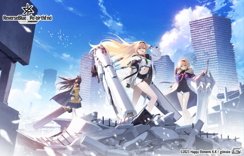 Happy Elementsとグリモアが贈る完全新作RPG「リバースブルー×リバースエンド」が発表！未来のために“永遠”となった少年少女の物語の画像1
