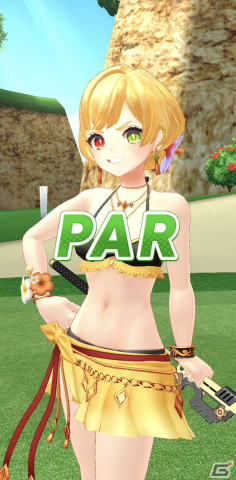 「白猫GOLF」にシャルロット（CV：内田真礼）の水着ウェア「スタンド・アット・イース」が登場！の画像4