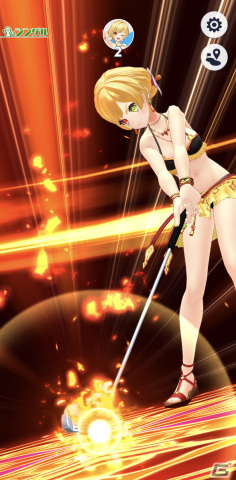 「白猫GOLF」にシャルロット（CV：内田真礼）の水着ウェア「スタンド・アット・イース」が登場！の画像5