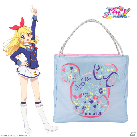 「アイカツ！」より星宮いちごとエンジェリーベアをモノグラムデザインで表現した刺繍バッグが登場！の画像7
