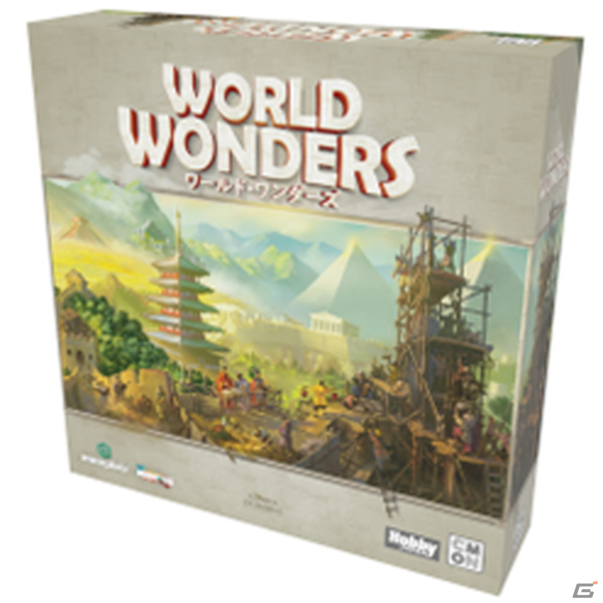 タイル配置型のボードゲーム「ワールド・ワンダーズ」日本語版が8月下旬に発売！美しい建物を建築して都市国家の繁栄を目指せの画像1