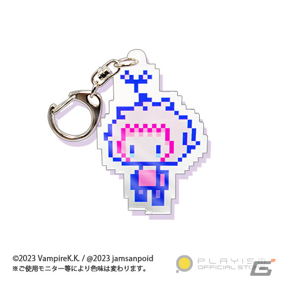 「狂気より愛をこめて」公式グッズがPLAYISMオフィシャルストアでも予約開始！8bit風のデフォルメキャラアクキーや立ち絵のアクスタが登場の画像8