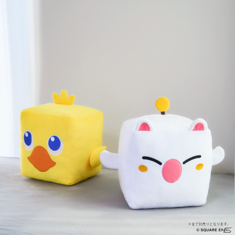 「キューブぬいぐるみ チョコボ」と「キューブぬいぐるみ モーグリ」が登場！S/M/Lの3サイズを展開の画像2