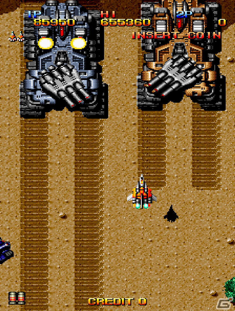 「アーケードアーカイブス マッドシャーク」が8月10日に配信！1993年にアルュメから発売されたSTGの画像4