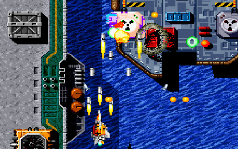 「アーケードアーカイブス マッドシャーク」が8月10日に配信！1993年にアルュメから発売されたSTG