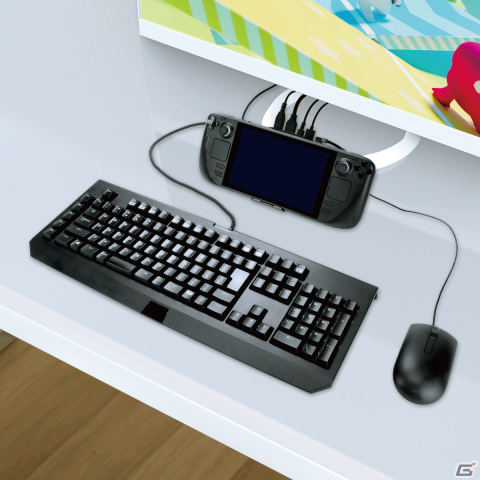 Steam Deckをテレビやモニターに4K・30Hzで出力できる「シンプルドックSD」が8月17日に発売！接続したまま操作が可能の画像7