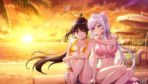 「カゲマス」クレアとアレクシアが水着衣装で登場！期間限定シーズナルイベント「黄昏のセンチメンタルサマー」開催の画像2