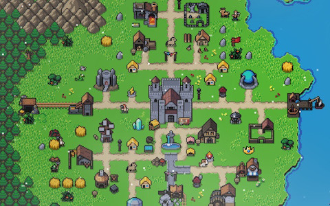 ローグライトシティビルダー「Super Fantasy Kingdom」が2024年にSteamで配信！ピクセルアートで描くファンタジー世界が舞台の作品に