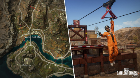 「PUBG」Miramarマップを横断する強力な砂嵐「サンドストーム」が追加！マップ各所に「ジップライン」も登場の画像4