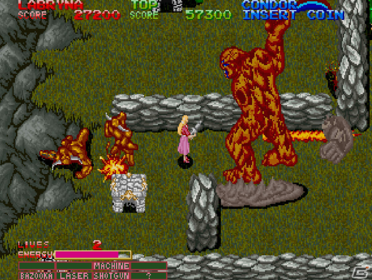 「アーケードアーカイブス 魔獣の王国」が8月17日に配信！迷路のような魔界を冒険するアクションゲームの画像3