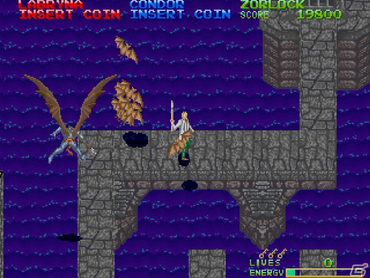 「アーケードアーカイブス 魔獣の王国」が8月17日に配信！迷路のような魔界を冒険するアクションゲームの画像6